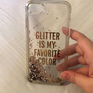 Kate Spade Gold Glitter iPhone 6/6S/7 Phone Case